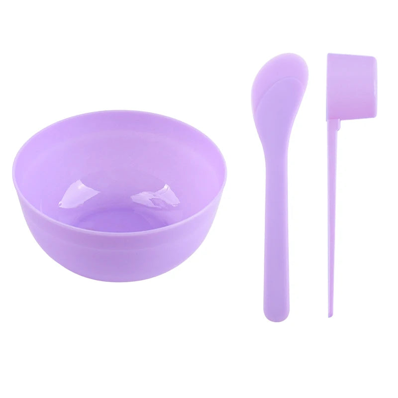 DIY Gesichtsmasken-Mischset – 4-teiliges Beauty-Tool-Set mit Schale, Spatel & Messlöffel