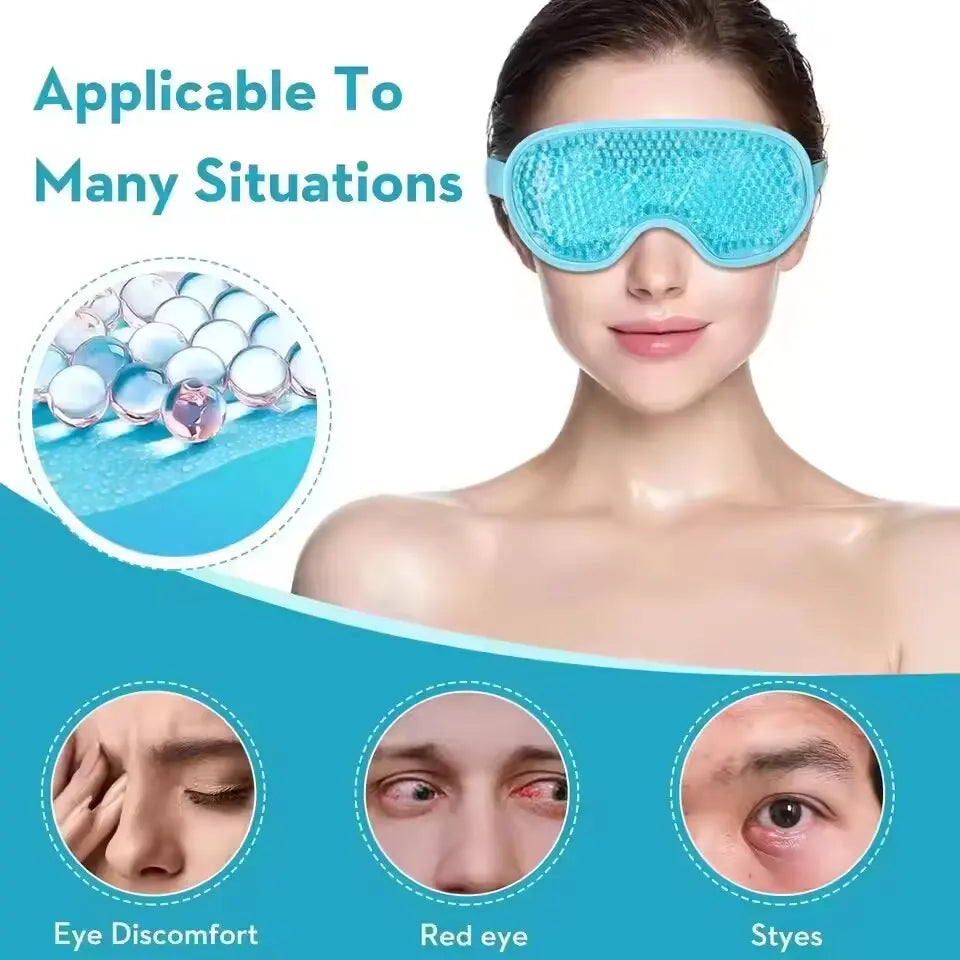 Gel-Augenmaske – Warm & Kalt, Entspannungs- & Schlafmaske