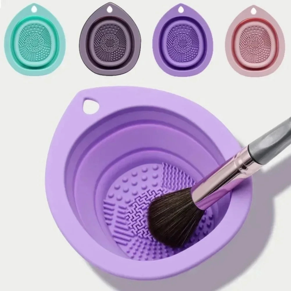 Silikon Pinsel-Reinigungsmatte – Faltbarer Make-up Brush Cleaner