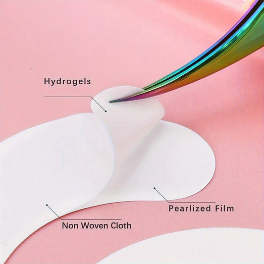 100× Hydrogel Lash Eye Patches – Fusselfreie Unteraugen-Pads für Wimpernverlängerungen