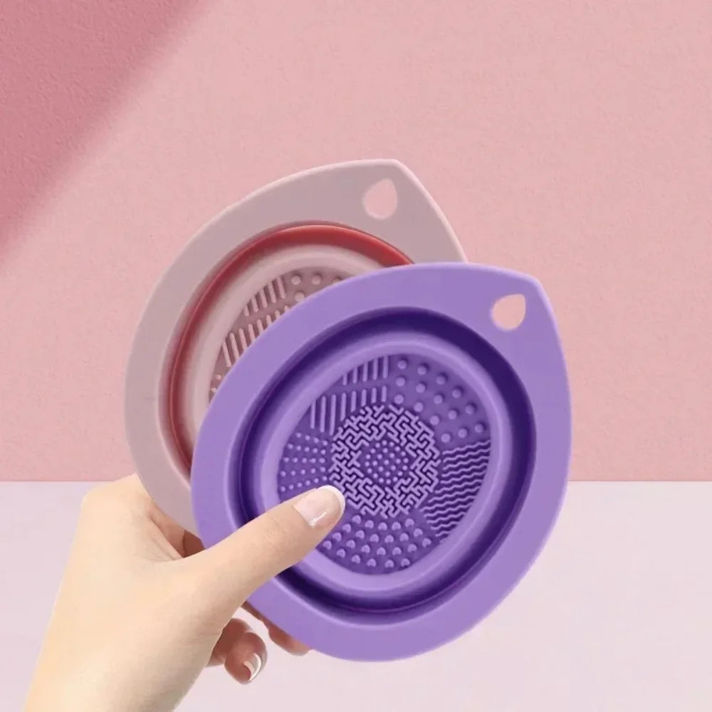 Silikon Pinsel-Reinigungsmatte – Faltbarer Make-up Brush Cleaner