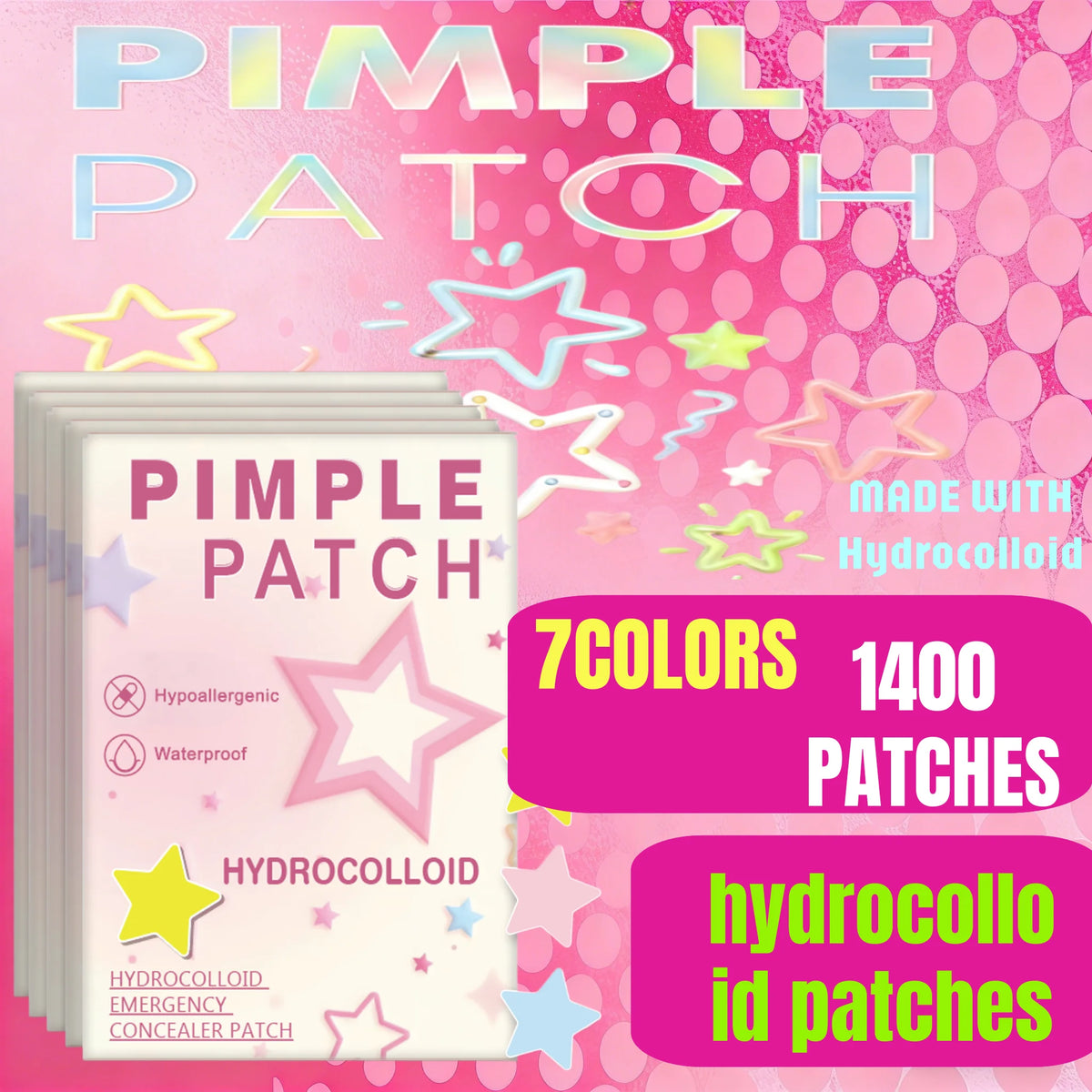 Stern Pickel-Patches – Unsichtbare Akne-Patches für die tägliche Beauty-Routine