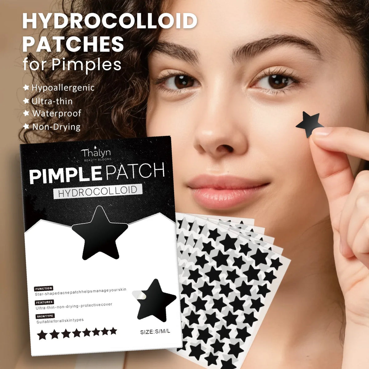 Black Star Pickel-Patches mit Salicylsäure – Blemish Patches & Make-up-Abdeckung