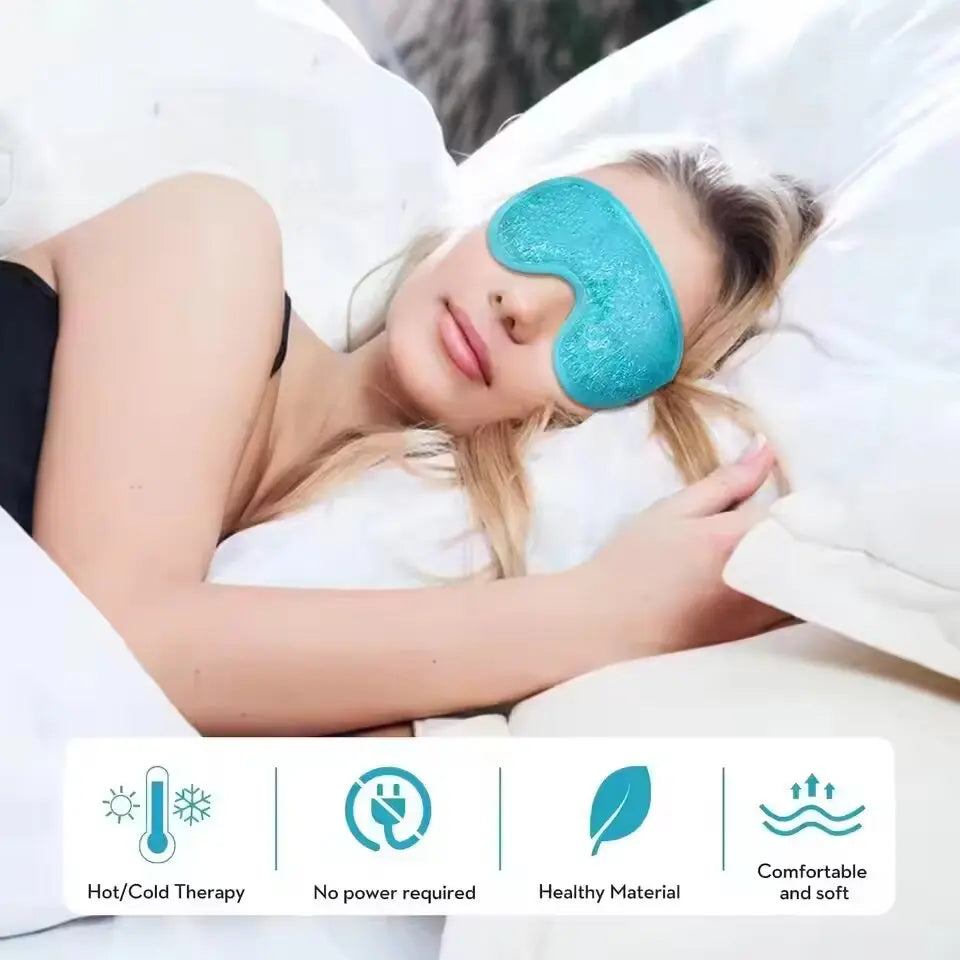 Gel-Augenmaske – Warm & Kalt, Entspannungs- & Schlafmaske