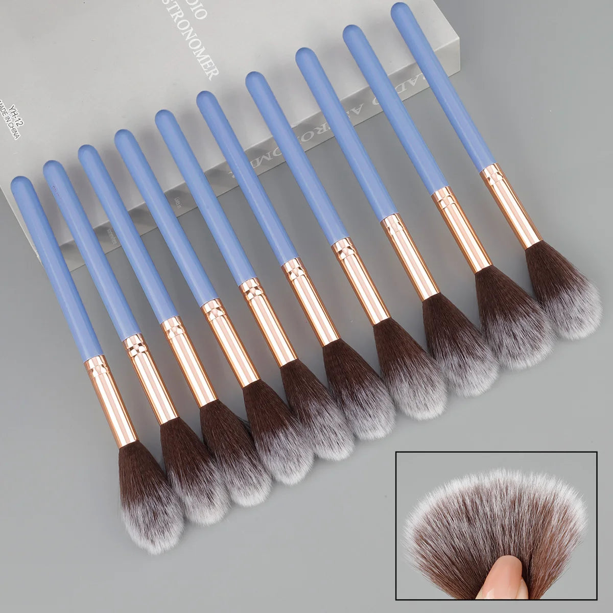Fire Shape Make-up-Pinsel – Weicher veganer Pinsel für Highlighter, Rouge & Contouring