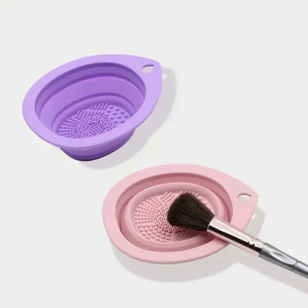 Silikon Pinsel-Reinigungsmatte – Faltbarer Make-up Brush Cleaner