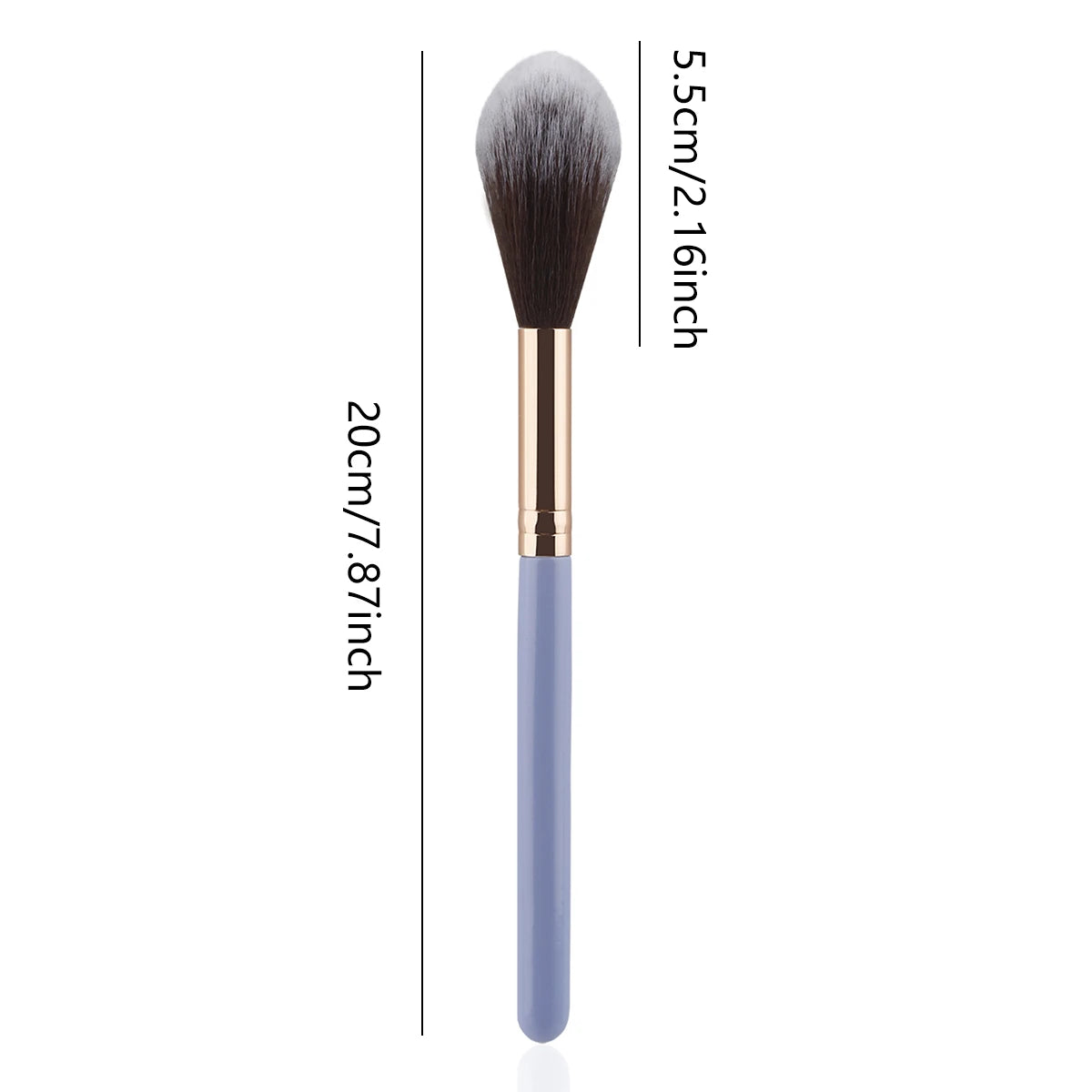 Fire Shape Make-up-Pinsel – Weicher veganer Pinsel für Highlighter, Rouge & Contouring